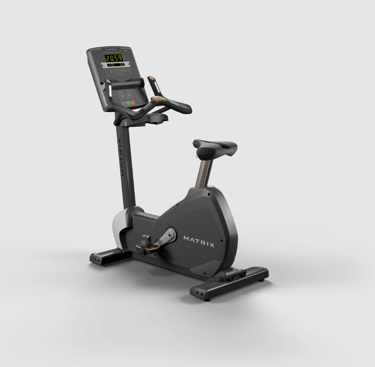 Matrix Fitness - Performance Upright Cycle with Large Number LED Console