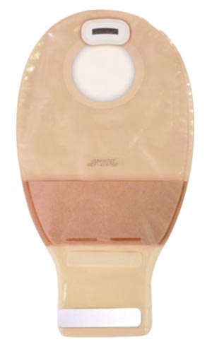 Drainable Pouch, 12", 1-Sided Comfort Panel, InvisiClose® Tail Closure, Filter, Transparent, Small, 10/bx
