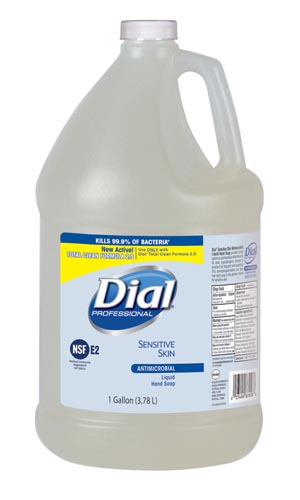 Sensitive Skin Liquid Hand Soap, Antimicrobial, 1 Gallon, 4/cs (48 cs/plt) (2340082838, 1747050, 1937893)