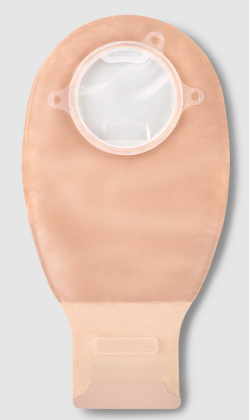 Drainable Pouch, 12", 2-Sided Comfort Panel, Opaque, InvisClose Tail Closure system, 1 3/4" Stoma, 10/bx