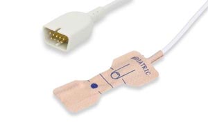 Disposable SpO2 Sensor, 24/bx, Nihon Kohden Compatible w/ OEM: TL-252T, TL-272T3, DP-2203-2, DP-2203-2S