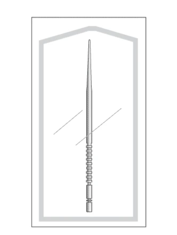 Dilator/Os Finder, Sklar, 9in Length, 3mm size, Polyethylene, Sterile, Disposable, Single-ended, 50/bx