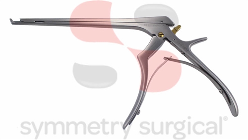 RapidClean® Kerrison Rongeur, Micro, Regular Footplate w/Ejector, 40° Up, 4mm, Convertible, 7in, 178mm 