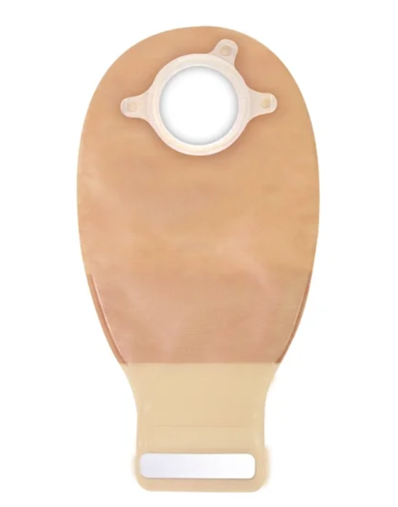Closed-End Pouch, 12", 1-Sided Comfort Panel, Tail Closure, Filter, Transparent, 1 1/2" Flange, 10/bx