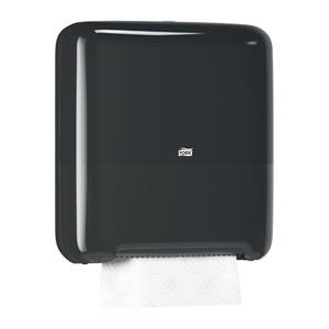 Hand Towel Roll Dispenser, Elevation, Universal, Black, H1, Plastic, 14.7" x 13.2" x 8.1" (36 ea/plt)