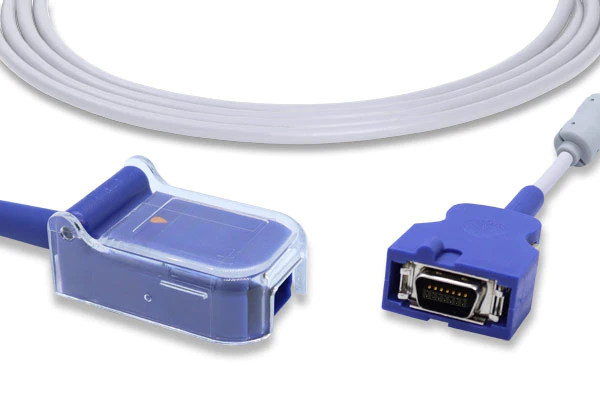 SpO2 Adapter Cable, 120cm 4-Foot Option, Nellcor Oximax, Covidien > Nellcor Compatible w/ OEM: DOC-4