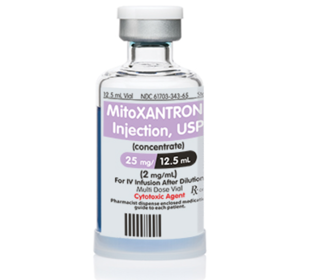Mitoxantrone Injection, USP, 2mg/ml, 12.5ml Vial, Multiple Dose, Onco-Tain Glass Fliptop Vial