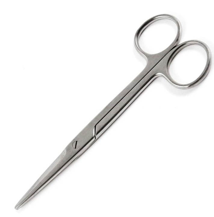 Dissecting Scissors, Mayo, 9in, Stainless Steel, Non-Sterile, Finger Ring Handle, Straight Blunt Tip
