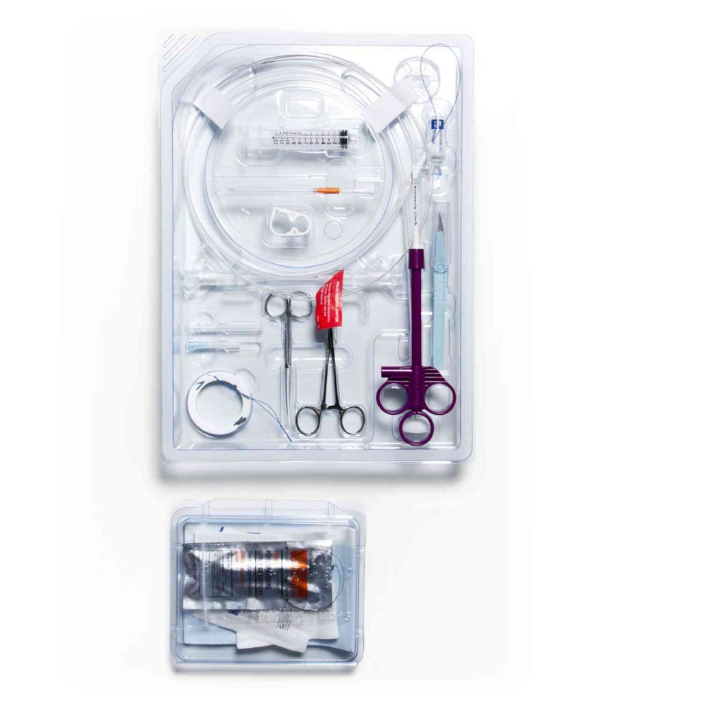 Avanos Mic 24 Fr Pull Percutaneous Endoscopic Gastrostomy Feeding Tube Kit, 2/Case