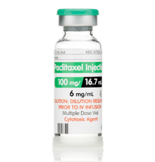 Paclitaxel Injection, USP, 6mg/ml, 16.7ml Vial, Multiple Dose, Onco-Tain Glass Fliptop Vial