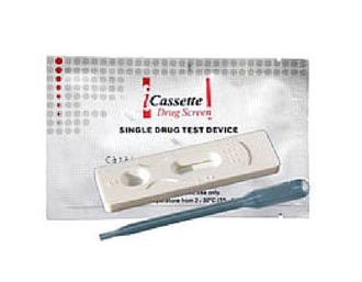 Drug Test, 5 Test Single Dip Device - AMP1000, COC300, MET1000, OPI2000, THC50, CLIA Waived, 25/bx