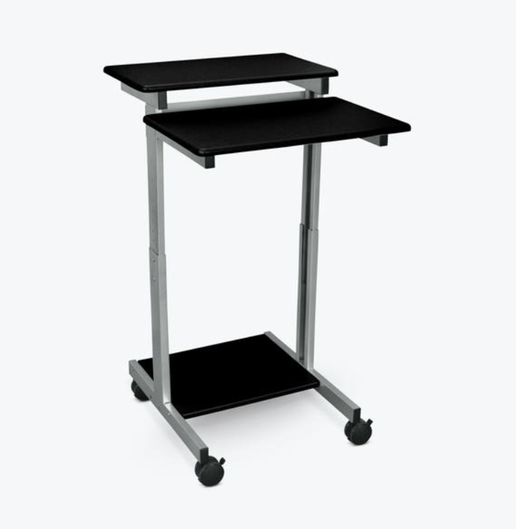 Luxor 24" Standing Presentation Station, Black