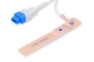 Disposable SpO2 Sensor Neonate (<3Kg), 24/bx, Datex Ohmeda Compatible w/ OEM: TS-AF-25, TS-AF-10