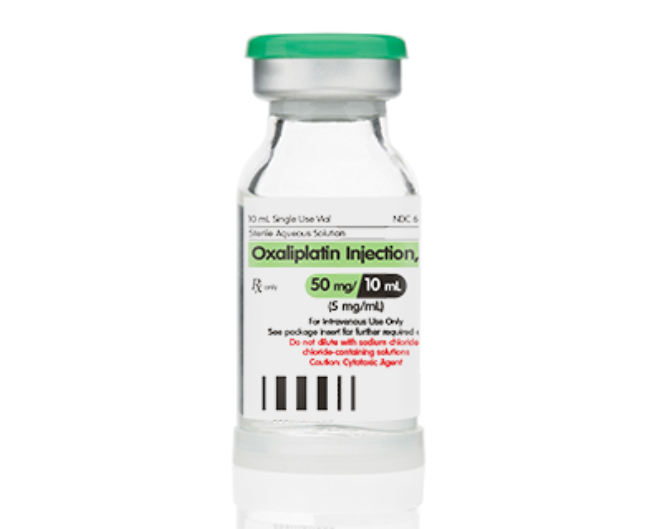 Oxaliplatin Injection, USP, 5 mg/ml, 10 ml Vial, Single Dose, Onco-Tain Glass Fliptop Vial