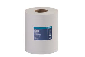 Paper Wiper, Centerfeed, Universal, White, 2-Ply, M2, 419.79ft, 9" x 7.7", 325 sht/rl, 4 rl/cs