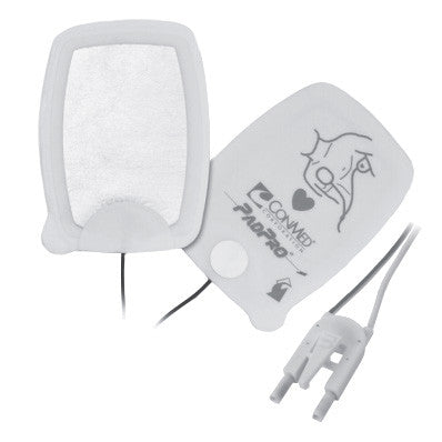 Conmed PadPro Adult Radiotransparent Multifunction Electrode with Zoll Connector, 10/Case