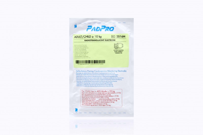 Conmed PadPro Adult Radiotranslucent Multifunction Electrode with Physio-Control Quik-Combo Connector, 10/Case