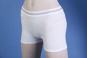 MediBrief Premium Seamless Knit Pants, Latex-Free, White, 4X-Large (Bariatric), 5/bg, 20bg/cs