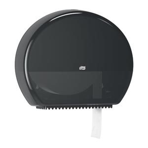 Bath Tissue Roll Dispenser, with Reserve, Universal, Black, T1, Plastic, 14.2" x 17.2" x 5.2"