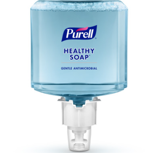 Purell Professional Healthy Soap, Foam, 0.5% BAK Antimicrobial, 1200ml Refill, Clear, 2/cs