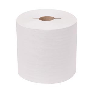 Hand Towel Roll, Universal, White, 1-Ply, Embossed, H71, 630ft, 7.5" x 7.8" x 1.9", 6 rl/cs