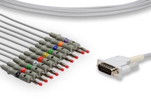 Cables And Sensors Direct-Connect Ekg Cable