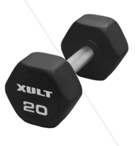 Matrix Fitness Xult Urethane Hex Plus Dumbbells