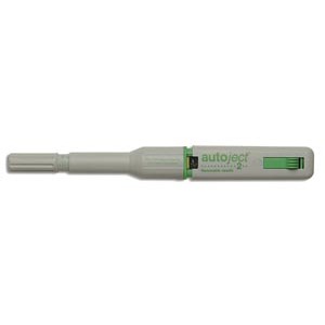 Autoject® 2, Supplied with Wallet, Depth Adjusters & Instructions, For Use with Non-Fixed Needle, Not To Be Used with Glass Syringes
