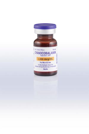 Cyanocobalamin Injection (AK Vibisone/Vitamin B-12), 10,000 mcg/10 mL 10/cs
