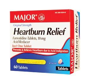 Heartburn Relief, Tablets, 60s, Compare to Pepcid AC®, 24/cs, NDC# 00904-5529-52