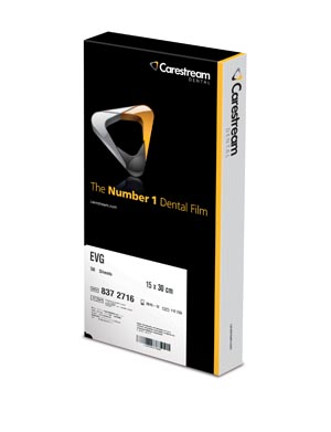 Ultra-Speed Intraoral film, DF-40, Size 2, 1-film Bitewing-Paper Packets. 50/bx