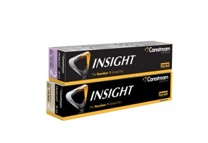 INSIGHT Intraoral film, IP-21, Size 2, 1-film Super Poly-Soft Packets. 150/bx