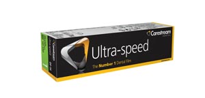 Ultra-Speed Intraoral film, DF-56, Size 1, 1-film Paper Packets. 100/bx