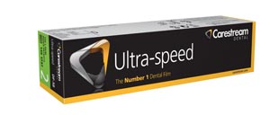 Ultra-Speed Intraoral film, DF-58, Size 2, 1-film Paper Packets. 150/bx