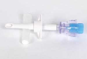Non-Vented Dispensing Pin, SAFSITE Valve, Luer Slip Connector, Automatic 2-Way Valve For Aspiration or Injection of Medication From Inverted Bags or Semi-Rigid Plastic Containers, DEHP & Latex Free (LF), 50/cs