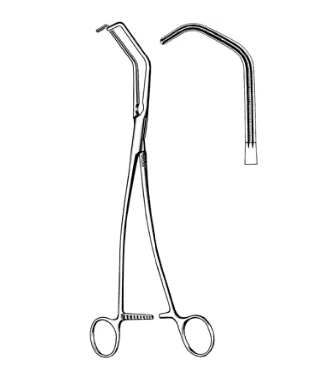 Sklar DeBakey Atraumatic Tangential Clamp, 9-3/4"