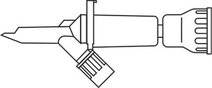 Standard Spike Dispensing Pin, One-Way Valve, For Aspiration of Medication From Inverted Multi-Dose Vials, Luer Lock Connector, Utilizes a Bacterial Retentive Air-Venting Filter, DEHP & Latex Free (LF), 50/cs