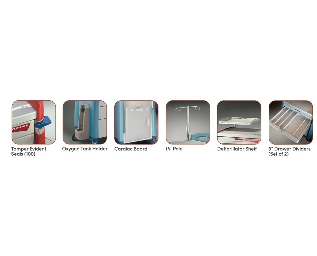 Capsa Avalo Medical Accessory Pack 2 for Emergency Medical Cart
