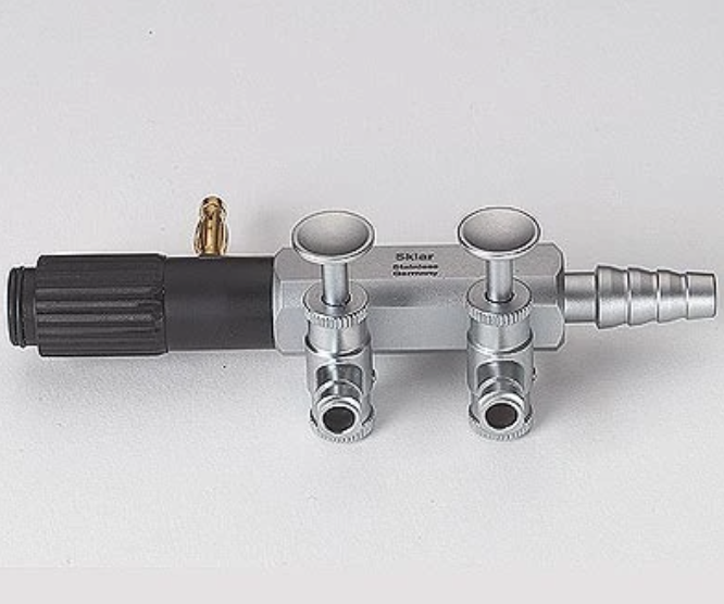 Sklar Tech 5000 High Frequency Suction Control Valve, Double Trumpet Valve & Handle