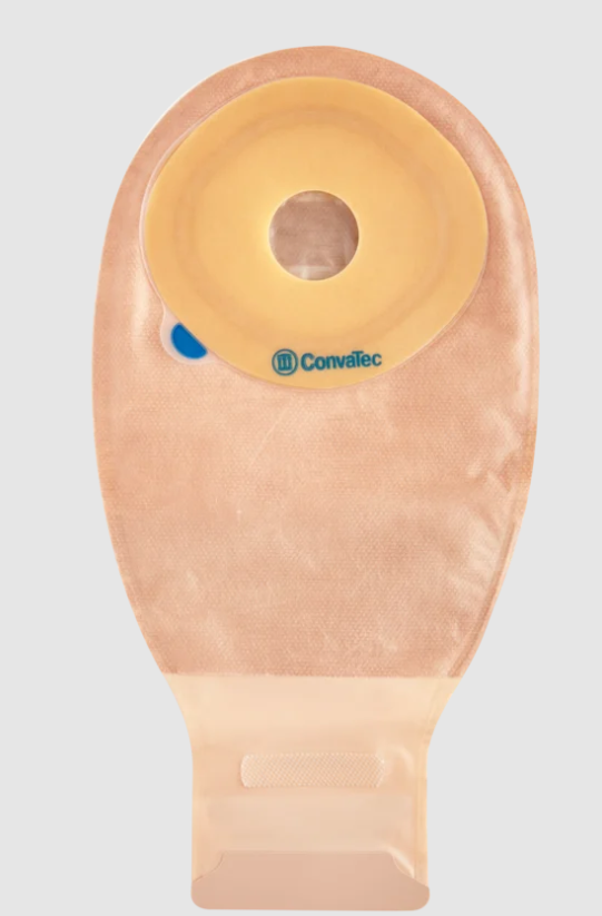 Drainable Pouch, 12", 2-Sided Comfort Panel, Cut-to-Fit Modified Stomahesive Skin Barrier, InvisiClose Tail Closure, Filter, Opaque (with Window), 13/16" - 2 3/4" Stoma, No Tape Collar, 10/bx