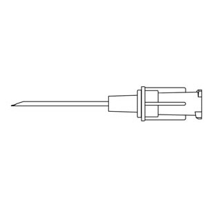 Filter Needle, 5µ Filter in Female Luer Lock Connection, 19G x 1" Thinwall Needle For Withdrawal or Injection of Medication From Rubber-Stopper Vial, DEHP & Latex Free (LF), 100/cs