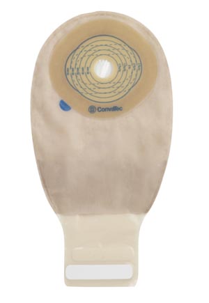 Drainable Pouch, 12", 1-Sided Comfort Panel, Cut-to-Fit Modified Stomahesive Skin Barrier, InvisiClose® Tail Closure, Filter, Transparent, 13/16" - 2 3/4" Stoma, 10/bx (27 cs/plt)