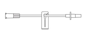 Small Bore Extension Set, Proximal Luer Lock Connection, Distal Luer Slip Connection, Slide Clamp, 0.2mL Priming Volume, 6"L, DEPH & Latex Free (LF), 100/cs (Rx)