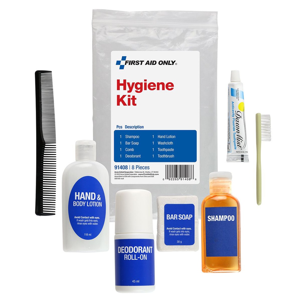 First Aid Only Basic Hygiene Kit with Plastic Bag