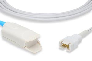 Short SpO2 Sensor, Adult Clip, Masimo Compatible w/ OEM: 1863 (LNCS DCI), 0010-10-42600, 0600-00-0126, 2, 690-0247-00, 2027258-001, 989803148281, 11171-000017