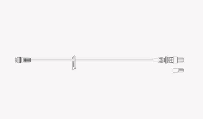 BD, SmartSite Extension Set, 1 Needle-Free Connector, Slide Clamp
