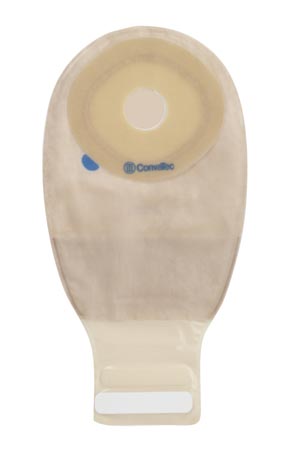 Drainable Pouch, 12", 2-Sided Comfort Panel, Pre-Cut Modified Stomahesive Skin Barrier, InvisiClose® Tail Closure, Filter, Tan, 1" Stoma, 10/bx