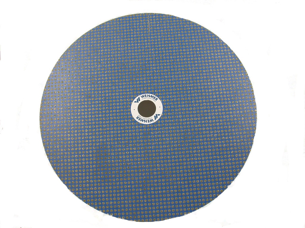 PRIME-CUT Coarse Diamond Abrasive Wheel w/ Stainless backing 3/16" 12"
