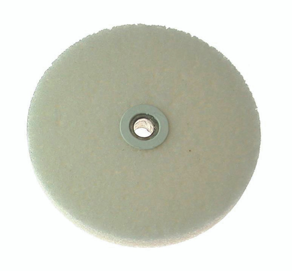 Acrylic Knock Down Wheel - White 3" X 3/8" X 1/4" (1)