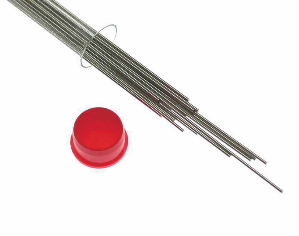 TMA-type Titanium Molybdenum Straight Lengths Wire - .032" X 14" (10 pack)